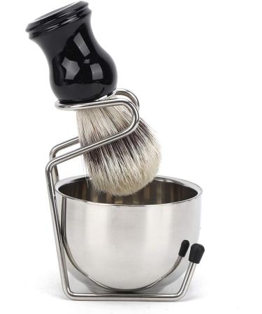 ANKROYU Shaving Brush Holder & Foam Bowl - Professional Beard Care Set for Men | Ultimate Beard Cleaning Solution - Buy Online on GoSupps.com