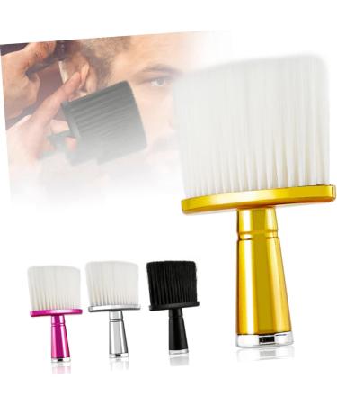 POPETPOP Hair Cleaning Brush Haircut Cleaning Brush Hair Sweep Brush Hair Duster Brush Barber Cleaning Brush Hair Cutting Neck Duster Barber Hair Duster Wool Duster Face 14x10cm Golden - Buy Online on GoSupps.com