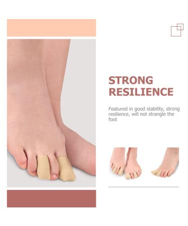 2 Pairs Black Silicone Toe Protectors for Pain Relief and Ingrown Toenails - Breathable Comfort with Skin-friendly Lining - Toe Spacers and Separators for Camel Toe and Loss Protection - Buy Online on GoSupps.com