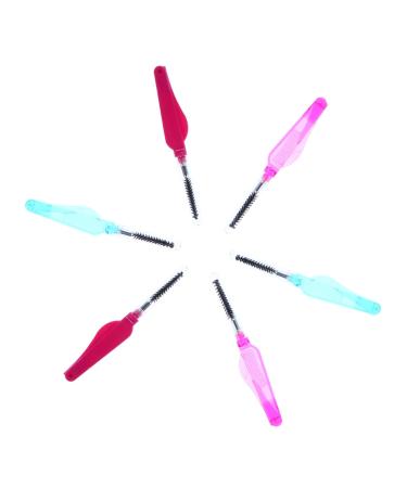 NOLITOY 18 Pcs Collapsible Eyelash Comb Eyebrow and Eyelash Makeup Tool Eye Mascara Brow Lamination Comb Eyelash Mascara Eye Spoolie Brush Brow Comb Makeup Brush Folding Lash Comb Plastic 10x1.5cmx3pcs