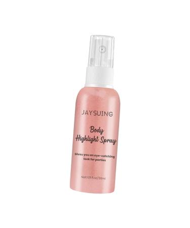 Travel Size Body Glitter Spray - Waterproof Pink Highlighter for Parties Stage Clubs & Prom - 30ml - Buy Online on GoSupps.com