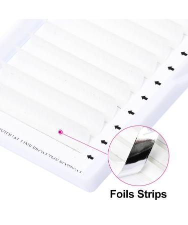 White 0.15-D Curl Individual Eyelash Extensions 13mm - Semi Permanent Colored Professional Lash Extensions - Buy Online on GoSupps.com