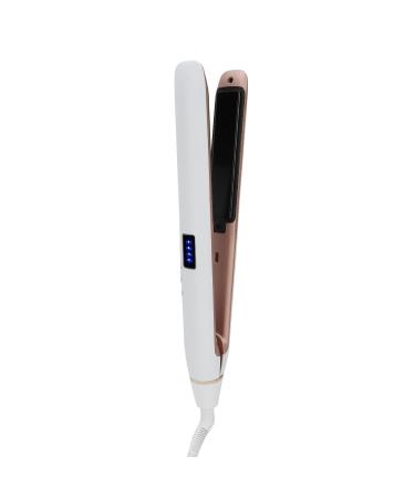 Hair Straightener Salon Ceramic Straightening Hairstyling Iron Dual Use Beauty Flat Iron Heating Ceramic Plate Straightener for Women Man Hair Care Styling Tools Fast Heating US Plug