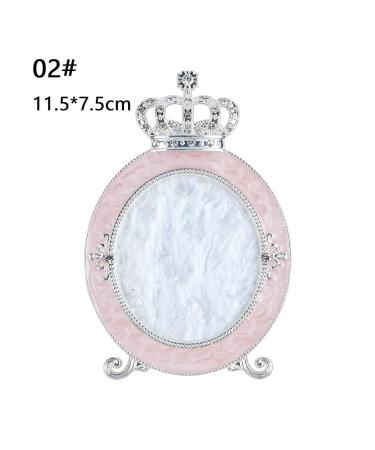 Buy Nail Art Palette Display & Mixing Holder | Retro Pearl Crown Frame (#02) - Perfect for Nail Polish & Color Drawing - Buy Online on GoSupps.com