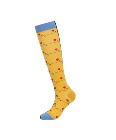 Docen Outdoor Running Fitness Sports Compression Socks 7-3 pairs S/M_herren- und Women blood circulation over the knee highs 7-3 couples S-M