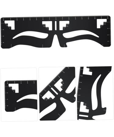 Housoutil Eyebrow Design Eyebrow Card Reusable Eyebrow Stencil Caliper Convenient Eyebrow Stencil Make up - Buy Online on GoSupps.com