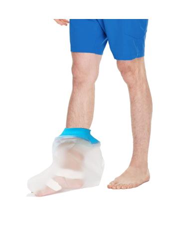 Waterproof Cast Cover for Showering Adult Full Leg Waterproof Dressings for Wounds Knee Cast Cover for Shower Reusable Waterproof Protectors Cast and Dressing Cover Plaster Cast Protector Adult Foot Waterproof Protectors