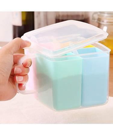 WALFREW Plastic Divided Spice Jars Creative Seasoning Spice Sugar Box Spice Box Kitchen Seasoning Accessories Jar(B) - Buy Online on GoSupps.com