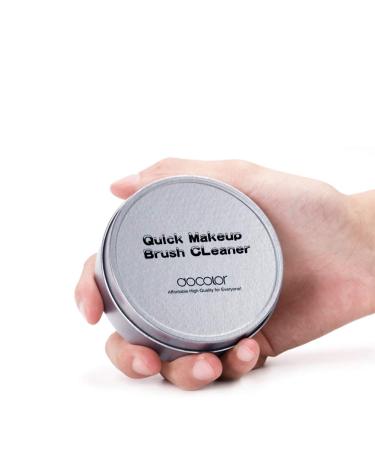 Docolor Makeup Brush Cleaner Sponge - Quick Color Removal for Makeup Brushes No Water Needed Travel-Friendly Black - Buy Online on GoSupps.com