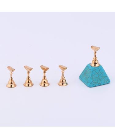 Healeved Nail Practice Nail Bracket Nail Display Stand Acrylic Stands for Display Nail Art Tool Nail Practice Stand Turquoise Nail Stand Manicure Nail Display Rack Base 10x7cm Blue - Buy Online on GoSupps.com