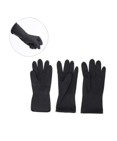 HAPINARY 5 Pairs Hair Shampoo Gloves Hair Dye Glove Barber Gloves Hair Salon Gloves S Black - Buy Online on GoSupps.com
