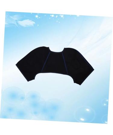 FOMIYES Heated Neck & Shoulder Massager Pad - XL Black Breathable Support Belt & Far Infrared Therapy | International Shipping - Buy Online on GoSupps.com