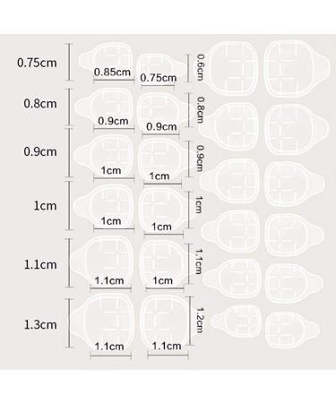 Double-Sided Nail Adhesive Stickers - Flexible Transparent Gel Tape for Artificial Nails | International Shipping - Buy Online on GoSupps.com