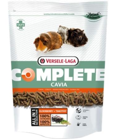 Versele-Laga Complete Cavia All-in-One Nutrition | 2 x 500g Pellets for Guinea Pigs | Timothy Hay & Elderberries | International Shipping - Buy Online on GoSupps.com