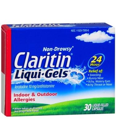 CLARITIN 24-Hour Allergy Liqui-Gels 30 ea