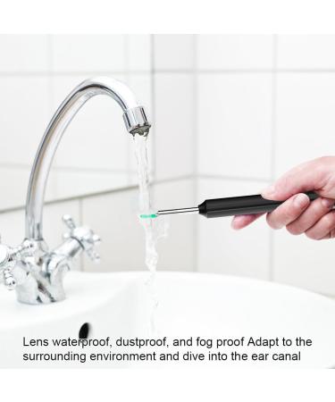Fouvin WiFi 1080p HD Ear Cleaner - Ear Wax Removal Otoscope with 6 Earlocks IP67 Waterproof for iPhone iPad & Android - Black - Buy Online on GoSupps.com