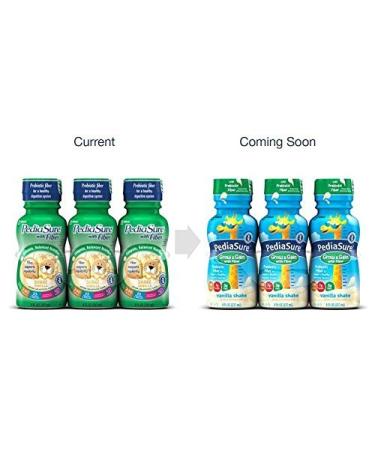 Pediasure With Fiber Nutrition Drink Bottles - Vanilla - 8 oz - 24 pk - Buy Online on GoSupps.com