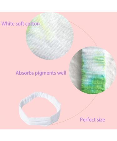 6 Pcs White Cotton Headband | Non-Slip Hair Elastic Headwrap for Women | Tie Dye Party Supplies - Buy Online on GoSupps.com
