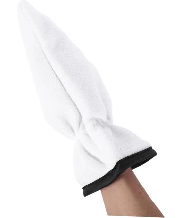 SOESFOUFU 1 Pair Maintenance Essential Oil Gloves Body Scrubbing Gloves Body Scruber Warm Nail Art Hand Gloves Parrafin Wax Hot Moisturizing Gloves Spa Gloves Mittens Magnifier White Flannel 29.00X16.00X1.00CM - Buy Online on GoSupps.com