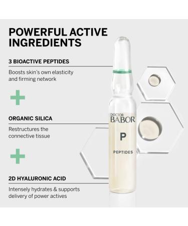 BABOR Power Serum Ampoule with Peptides | Firming, Smoothing, Elasticity | Clean, Vegan, Results in 7 Days - Buy Online on GoSupps.com
