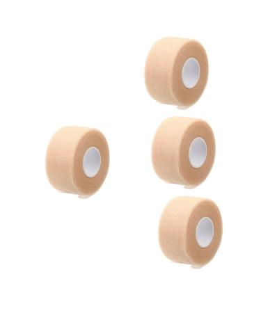 Healeved 4 Rolls Shock Absorbing Film for Racquet Elastic Training Athlete Tape Mini Gym Bag Athletic Tape Portable Athlete Tape Grip Polyurethane