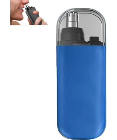 Portable Nose Hair Trimmer Electric Nose Hair Trimmer Nose Hair Trimmer for Men Rechargeable Portable Nose Hair Trimmer (Color : Blue)