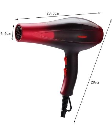 Hair Dryer - Negative Ionic Fast Dry Low Noise Hair Dryer Professional Hair Dryer with Diffuser Concentrator - Buy Online on GoSupps.com