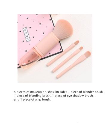 Portable Travel Lip Brush Set - Mini Pink Makeup Brushes for Women | Ideal Facial Cosmetics - Buy Online on GoSupps.com