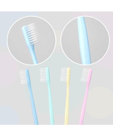 Disposable Delicate Toothbrush Bulk Set - 60 Pieces, Individually Packaged in 4 Colors - Ideal for Hotels, Home, Travel, and Camping - Buy Online on GoSupps.com