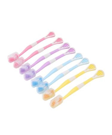 8 Pack Tongue Brush Scraper for Oral Care | Flexible Long Handle | Prevent Vomiting - Buy Online on GoSupps.com