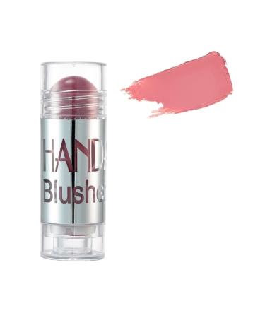 Blush Stick Face Blush Stick Highlight Blush Stick Long-lasting waterproof natural smooth blossom cream for cheeks eyes and lips 04#