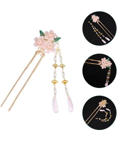 LALAFINA Hairpin Hair Pin Hair Clasp Hair Bun Pin Hair Accessory for Women Hair Chopsticks for Chinese Hair Chopsticks Hair Barrettes Hair Stick Women's Pearl Wig Long Tassels - Buy Online on GoSupps.com