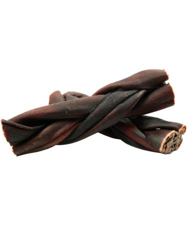 Troop Pet Products Beef Collagen Stick Braided Natural Single Ingredient Dehydrated Dental Chew 6" (Pack of 5) - Buy Online on GoSupps.com