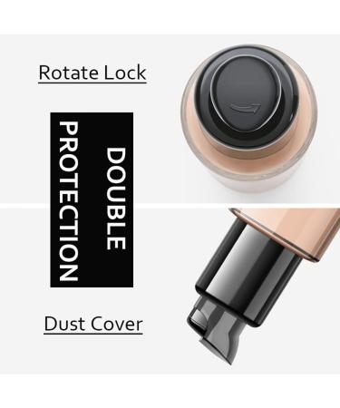 Foundation Pump for MAC/Estee Lauder/Loreal True Match Bottles - Makeup Dispenser with Rotate Lock - Buy Online on GoSupps.com