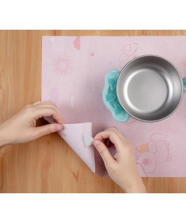 Baby Disposable Stick-On Placemats - Toddler Table Top Mats with Animal Alphabet Theme for Dining Fun - Buy Online on GoSupps.com