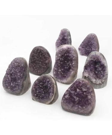 Raw Natural Crystal Geode Quartz Rough Purple Specimen 500g-750g 1pc Feng Shui Decoration Home Goods - Buy Online on GoSupps.com