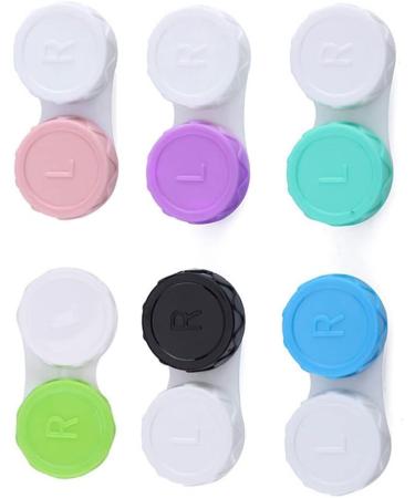 4pcs Cosmetic Contact Lens Case Boxes - Travel Kit Holder for Wholesale Eye Care - Buy Online on GoSupps.com