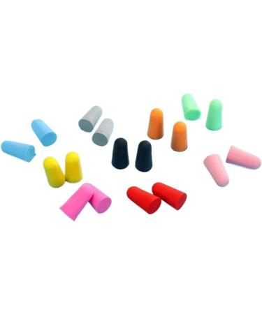 10 Pairs Comfort Foam Earplugs - Noise Reduction Tapered Ear Plugs for Sleep & Travel | Soft & Protective (Green - Buy Online on GoSupps.com