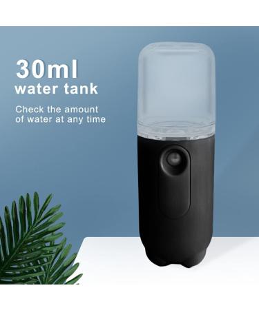 lmoikesz Face Mist Sprayer Humidifier 30ml Steamer Home Travel Use 5V Atomizer Moisturizing Nebulizer Skin Care Tool Beauty Supplies black - Buy Online on GoSupps.com