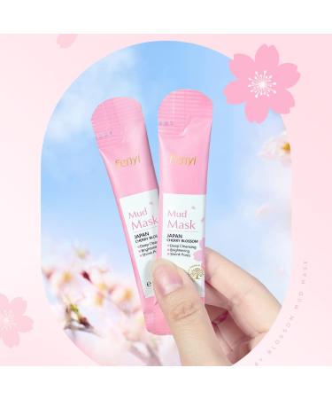 Japan Flower Facial Mud Mask - 20 PCS Individual Pack | Deep Cleansing Skin Refining Even Complexion Purifying Clay Mask - Buy Online on GoSupps.com