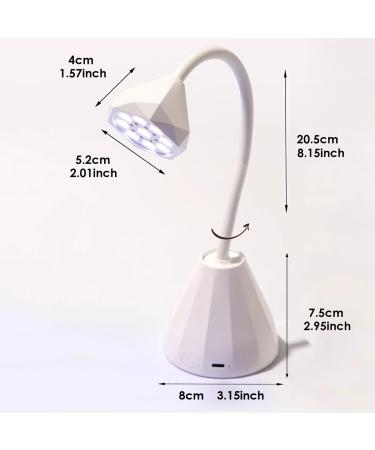 UV LED Nail Lamp with Smart Sensor | Portable Cordless Mini Dryer for Quick Gel Polish Curing - Perfect for Home & Salon Use - Buy Online on GoSupps.com
