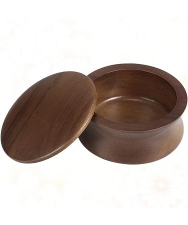DOITOOL Wooden Shaving Bowl Set - Antique Shaving Soap Mug with Brush for Men | Travel-Friendly Shaving Essentials - Buy Online on GoSupps.com