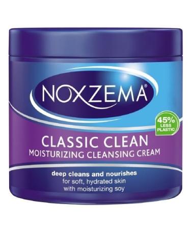 Noxzema Classic Clean Moisturizing Cleansing Cream Unisex 12 Ounce (Pack of 3) Unscented 12 Ounce (Pack of 3)