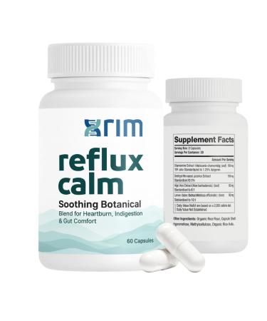 xrim Reflux Inhibitor - Natural Digestive Supplement for Stomach Comfort Acid Balance & Nutrient Absorption - Betaine HCI with Pepsin - Vegan Gluten Free & Non GMO - 90 Capsules