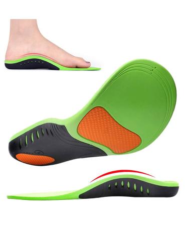Insoles for Plantar Fasciitis - Arch Support Insoles for Men Women Doctor Recommends Professional Orthotic Insoles for High Arch  Flat Feet  Foot Pain  Feet Heel Pain Relief S: Mens 6-8 / Womens 7-9 Green