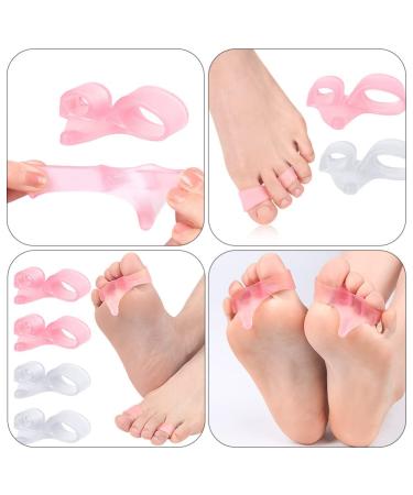 4 Pairs Toe Straighteners & Separators Set | Healeved Tools Clip Board | Bunion Correctors for Women & Men - Buy Online on GoSupps.com