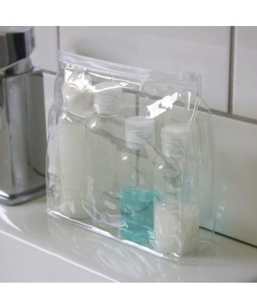 DRAGON SLAY 100ml Reusable Travel Bottles for Toiletries Set Mini Size Compact Containers for Shampoo and Conditioner Flexible Plastic Clear/Transparent Flip Cap 6 Pack 100ml (6 Pack) - Buy Online on GoSupps.com