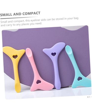 Mipcase 6 Pcs Eyeliner Makeup Tools Silicone Eyeshadow Stencil Make up Tools for Women Shield The Face Girl mediumx3pcs Assorted Colorx3pcs - Buy Online on GoSupps.com