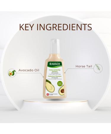 RAUSCH Avocado Color-Protecting Shampoo 200 ml - International Shipping | Best Hair Care for Color-Treated Hair - Buy Online on GoSupps.com