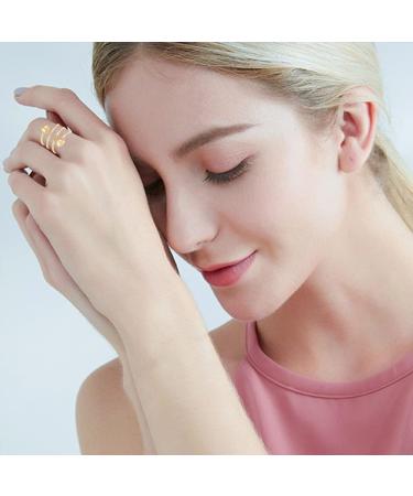 2x Pure Copper Magnetic Rings for Women - 99.9% Pure Copper Therapy for Arthritis Relief - Buy Online on GoSupps.com